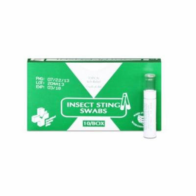 Pac-Kit Insect Sting Swabs with Benzocaine First Aid Kits 3 Boxes ( 30 swabs ) MS-60200