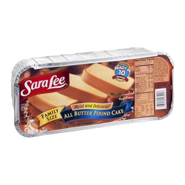 Sara Lee Pound Cake All Butter