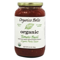Organico Bello Organic Pasta Sauce Tomato Basil 25 oz
