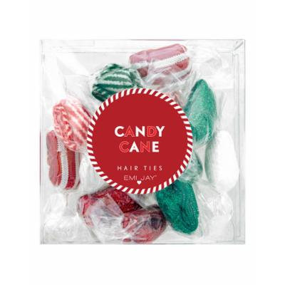 Emi Jay Candy Cane Hair Ties 12-Pack