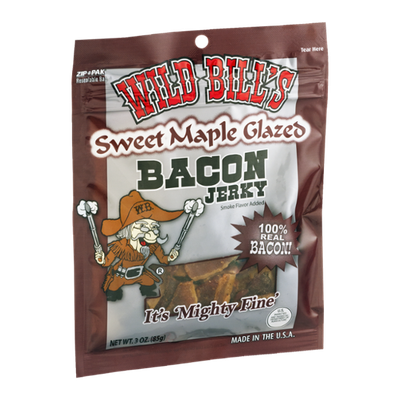 Wild Bill's Bacon Jerky Sweet Maple Glazed
