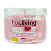 trueliving True Living Small Round Jar Candle - Raspberry Lemonade