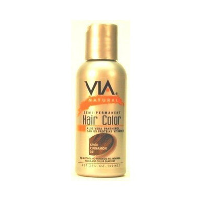 Via Natural 2oz Semi Perm Hair Color #030 Spice Cinnamon