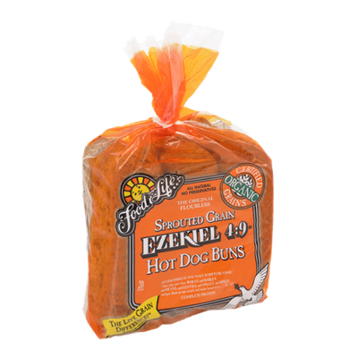Food For Life Ezekiel 4:9 Sprouted Grain Hot Dog Buns