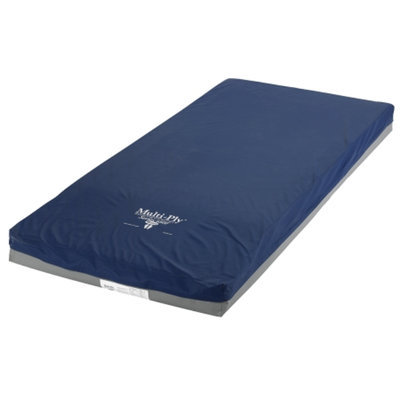 Mason Medical Multi-Ply Dynamic Elite Pressure Redistribution Foam Mattress, Blue, 80x36x6, 1 ea