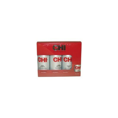 Home Stylist Kit By Chi For Unisex - 4 Pc Kit 12oz Shampoo, 12oz Treatment, 12oz Keratin Mist, 2oz Silk Infusion