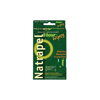 tural High Natrapel 8 Hour Insect Repellent Wipes - 12 Pack
