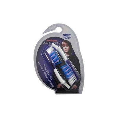BrushBuddies Justin Bieber Singing Toothbrush Replacement Brush head, 1 ea