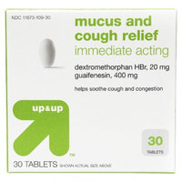 up & up up&up Mucus Relief Cough and Congestion Tablet - 30 Count