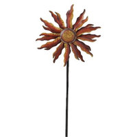 Evergreen Spinning Sun Kinetic Garden Stake
