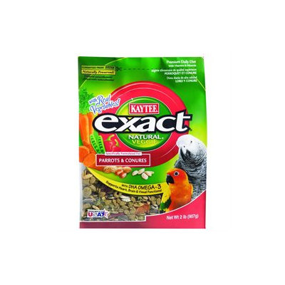 Kaytee Products Inc 100502390 Multi Colored Exact Veggie Natural Parrot/Conure 2 Pound