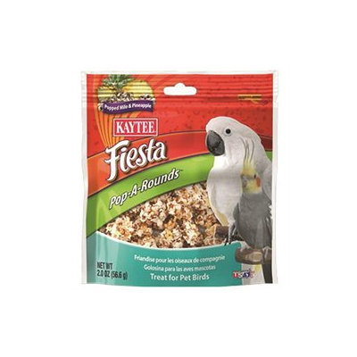 Kaytee Products Inc Fiesta Poparounds Treat Pet Birds Pineapple 2 Ounce