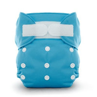 Thirsties Duo All in One Cloth Diaper, Ocean Blue, Size Two (18-40 lbs)