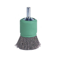 Weiler Coated-Cup Crimped Wire End Brushes - eba-20-p .006 ss1/2in dia c