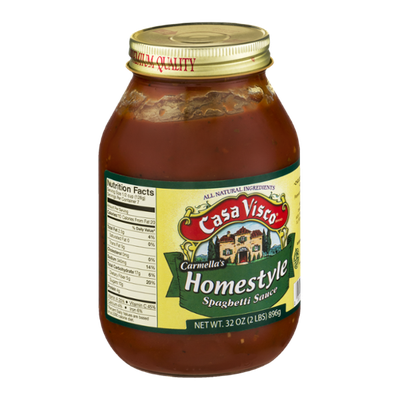Casa Visco Carmella's Homestyle Spaghetti Sauce