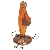 Woodlink NA08 Audubon Cut Glass Oriole Feeder, Amber