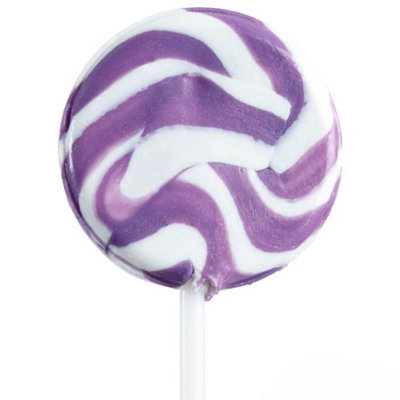 Yum Junkie Pink and White Squiggly Pops: 48 Count