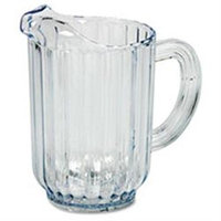 Rubbermaid 333800CR Bouncer Plastic Pitcher 60-oz. Clear