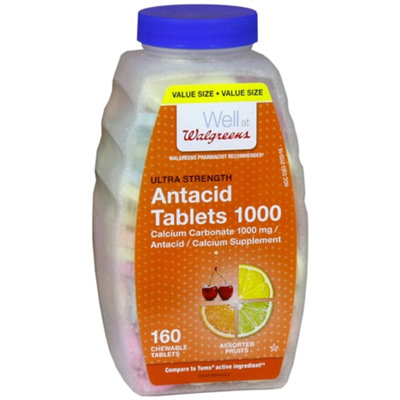 Walgreens Ultra Strength Antacid/Calcium Supplement Chewable Tablets