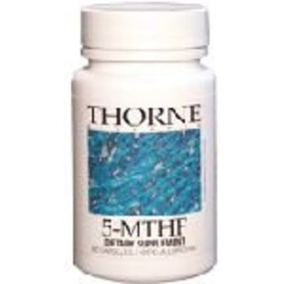 Thorne Research 5-MTHF (5-Methyltetrahydrofolate) 60 Capsules