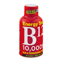 Stacker 2 B12 10,000% Energy Shot Acai & Pomegranate Flavor