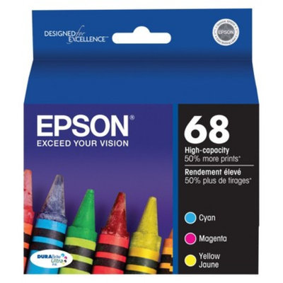 Epson 68 High-Capacity Color Ink Cartridges 3-ct.