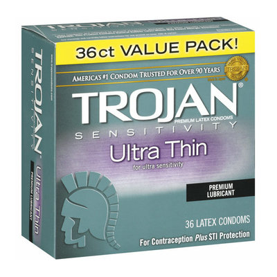 Trojan Sensitivity Ultra Thin Premium Lubricant Condoms