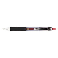 Uniball uni-ball Signo Gel 207 Roller Ball Gel Pen, Micro Fine - Red Ink (12