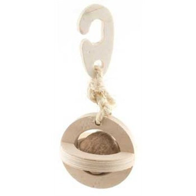 Ware All Natural Wood-N-Nut Small Pet Ball Toy
