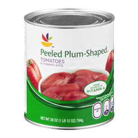 Ahold Tomatoes Peeled Plum Shaped in Tomato Juice