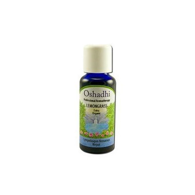 Oshadhi - Essential Oil, Lemongrass Extra Organic, 30 ml