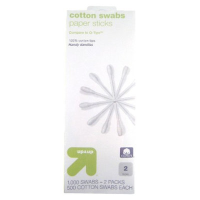 up & up up&up Paper Stick Swabs - 1000 Count