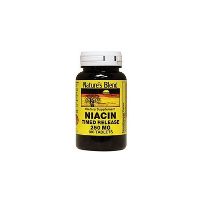 Nature's Blend Niacin Timed Release 250 mg 250 mg 100 Tabs