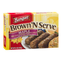 Banquet Brown'N Serve Sausage Links Maple - 10 CT