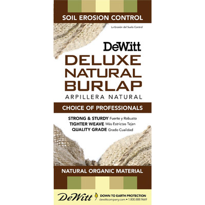 Dewitt Co., Inc. DeWitt Deluxe Natural Burlap 7oz 3'x48' Retail Burlap
