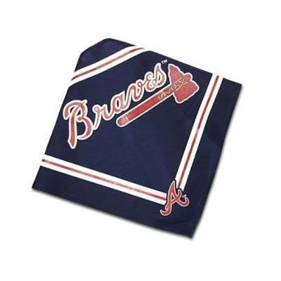 Sporty K9 Atlanta Braves Dog Bandana, Medium/Large