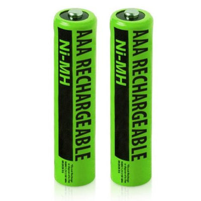 NiMH AAA Batteries (2-Pack) 2 Pack Replacement Battery