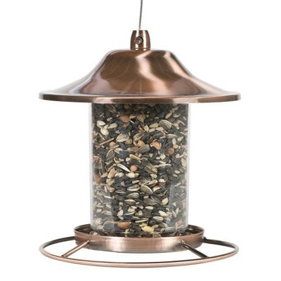 Perky-Pet Copper Panorama Bird Feeder 312C
