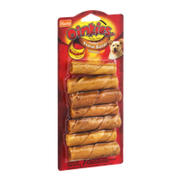 Hartz Oinkies Mini Pig Skin Twists Stuffed With Peanut Butter