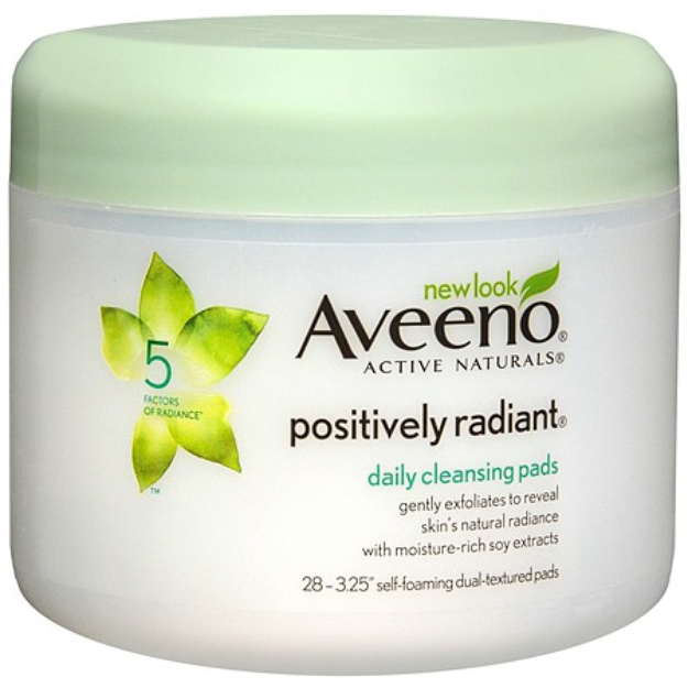Aveeno Positively Radiant Cleansing Pads