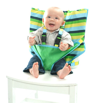 Mylittleseat My Little Seat Seaside Stripe Baby Travel Chair