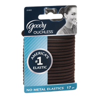 Goody Ouchless No Metal Elastics - 17 CT