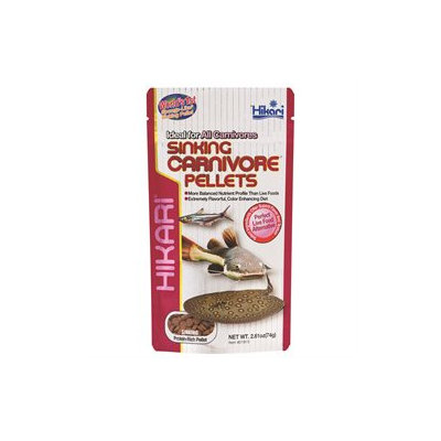 Hikari Sales Hikari Tropical Sinking Carnivore Pellets (2.61 oz.)