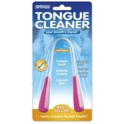 Dr. Tung's Products. Dr. Tung's Tongue Cleaner, Stainless Steel (colors may vary)