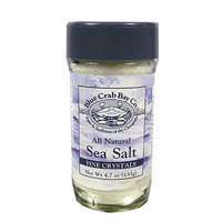 Blue Crab Bay Co. Sea Salt, Fine, 4.7-Ounce Container (Pack of 6)