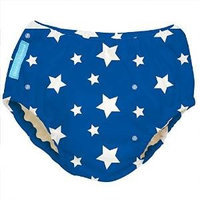 Charlie Banana Best Extraordinary Reusable Training Pants (Large, White Stars on Blue) 889982