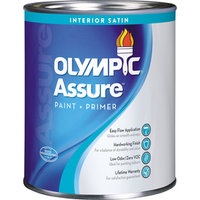 Olympic Icon Interior Satin Tintable White Latex-Base Paint and Primer in One (Actual Net Contents: 29-fl oz) 74803A04