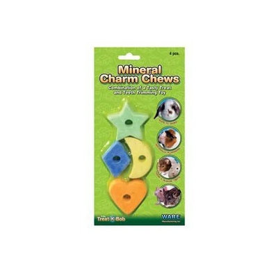 Ware Mineral Charm Chews Small Pet Treat, Pack of 4