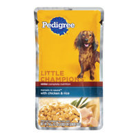 Pedigree® Little Champions Morsels in Sauce With Chicken and Rice for Senior Dog