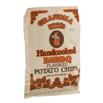 Grandma Utz's Handcooked Flavored Potato Chips Bar-B-Q